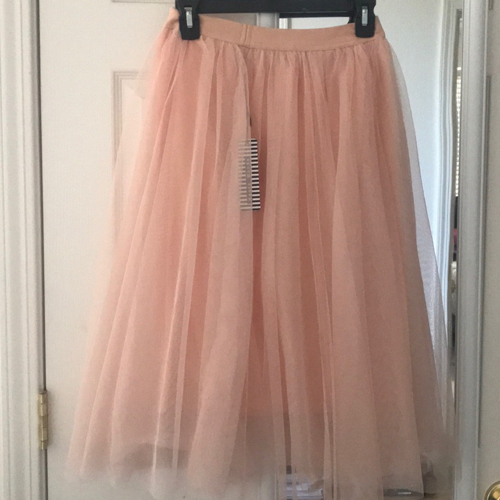 Midi length mesh tutu skirt🌸